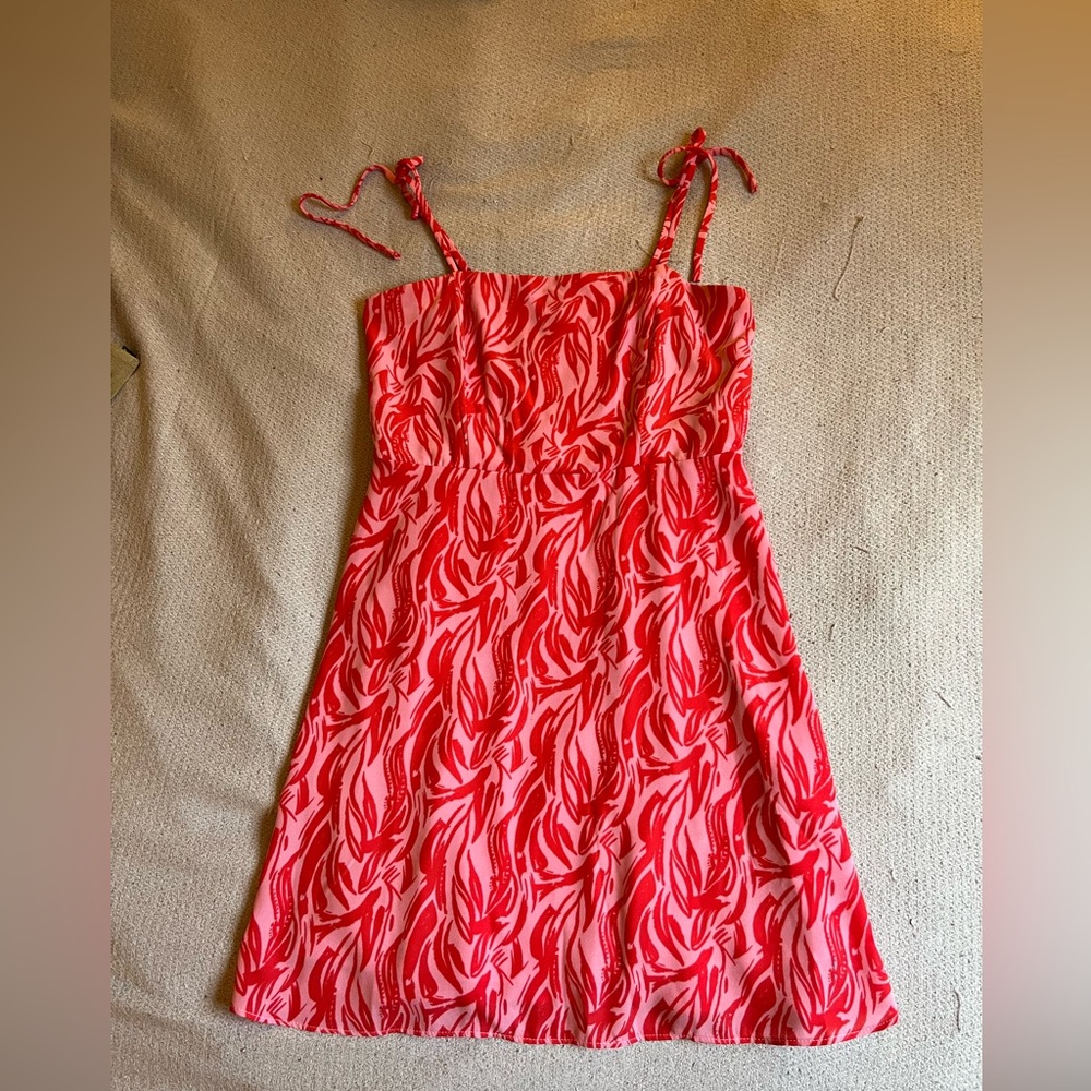 Kids' Tie Strap Fit & Flare Dress